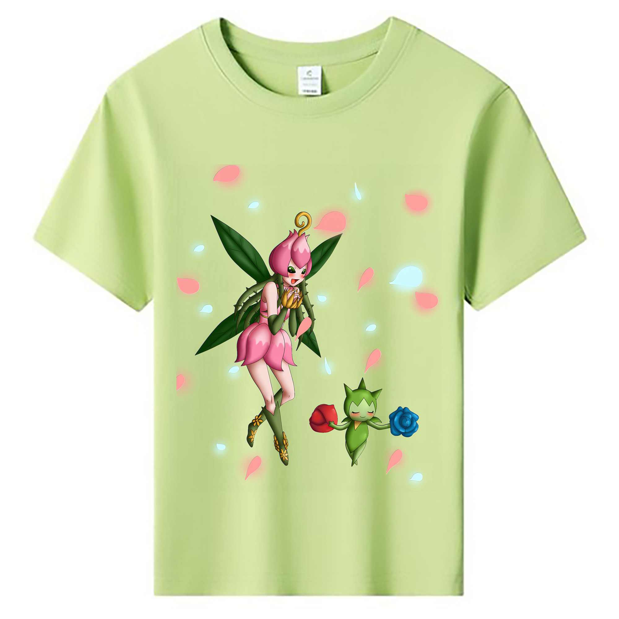 （画像用） Digimon デジタルモンスター/デジモン 綿100％キッズTシャツ（フロントプリント）